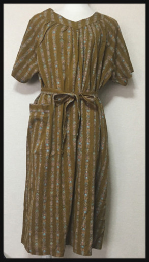 ご購入者様決定【未使用✦美品】アジアン エスニックワンピ♡Ｌサイズマタニティリネン素材好きにも