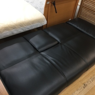 引き出し付レザーソファーベッド【トレファク 岸和田】