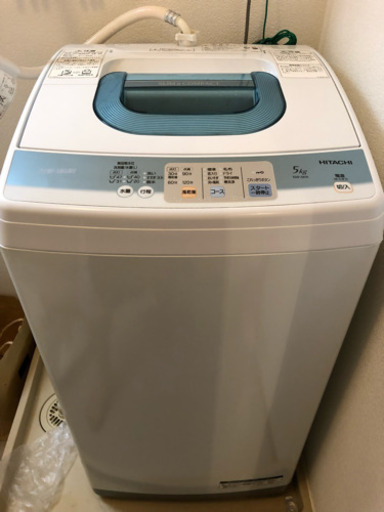 洗濯機 HITACHI SLIM\u0026COMPACT 5kg