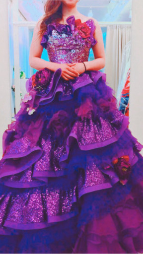 ウェディングカラードレス