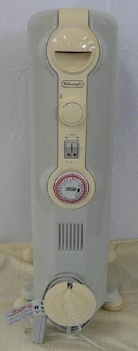 カード決済対応！19Y0253 5 値下げ!! DeLonghi  デロンギ オイルヒーター JR0812－CR　中古
