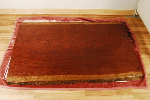 0621 特大 紫檀 無垢 唐木 耳付 一枚板 家具素材 テーブル 座卓 長さ 176cm 幅105cm 厚み6cm 98kg 愛知県岡崎市 直接引取可能　アントレ