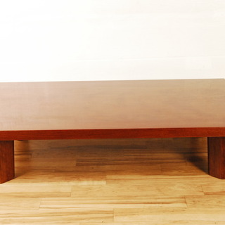 0622 紫檀 唐木 座卓 一枚板 脚取外し可 ローテーブル 幅 89cm 長