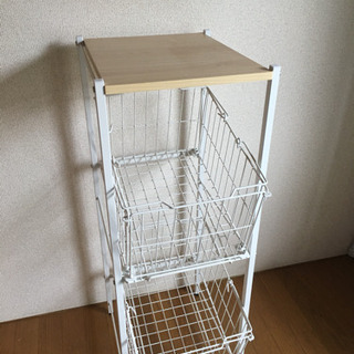 2段ランドリーバスケット