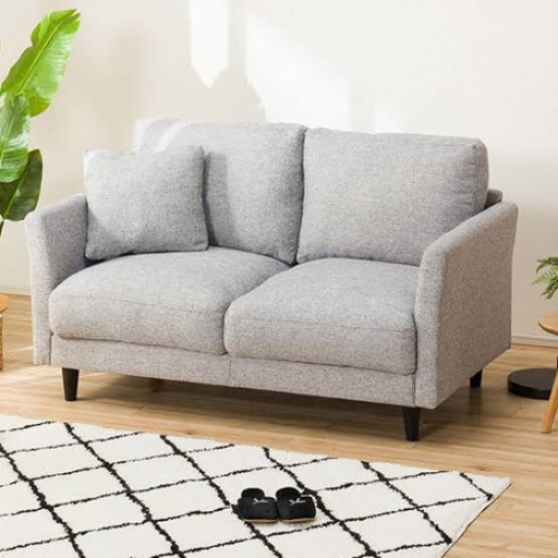 布張り2人がけソファー(ローエン)