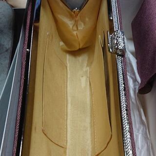 中古品　ちりめん　あつらえ　草履＆バッグセットの画像
