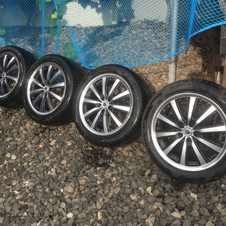 中古溝深17インチ5穴100ミリ