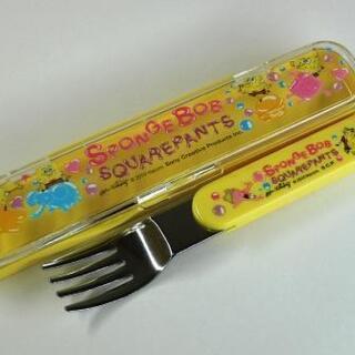 スポンジボブ　ケース入りフォーク(未開封)