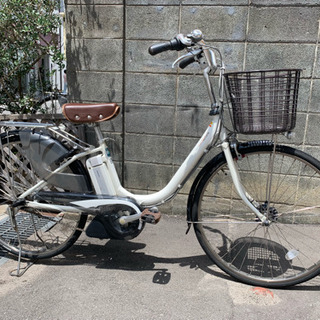 電動アシスト自転車 PAS Natura 6Ah 26 白 電動自転車