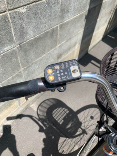 電動アシスト自転車ヤマハPAS natura26インチ 4Ah グレー色電動自転車