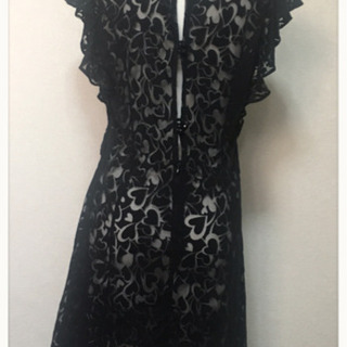 ご購入者様決定 ハート柄シースルーチュニック ワンピースの画像