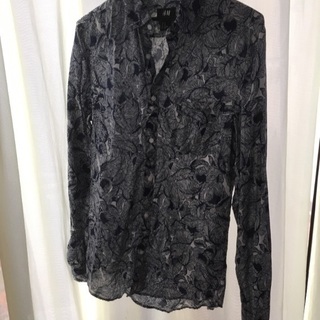 Ｈ＆M 柄シャツ サイズＳ 綿100% アロハ