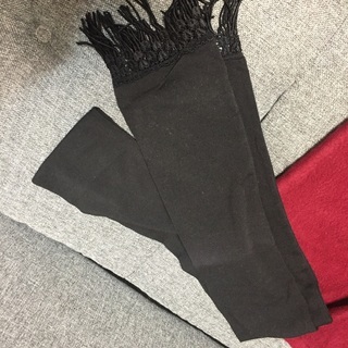 セシルマクビー 黒レースマフラー