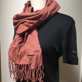 ユニクロ カシミア100% マフラー 