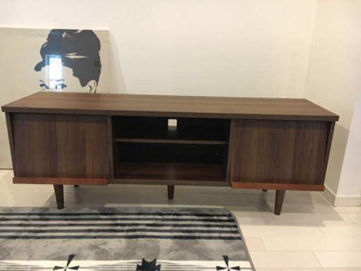 美品・テレビ台・木目調・50型テレビまでOK