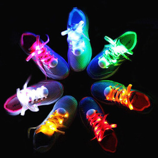 光る靴紐 LED靴ひも アクセサリー イベント LEDライト ウ...