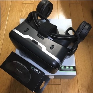 ヘッドセット一体型 VRゴーグル 未使用のコントローラ付属