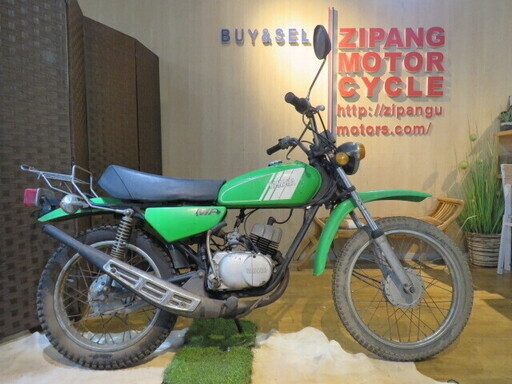 YAMAHA MR50 354 ヤマハ 50cc 2595km グリーン エンジン実動 売り切り! パーツ取り 部品取り車 ベース車 レストア バイク 札幌発