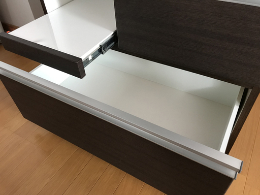 札幌市◆ NITORI 幅 80cm システム食器棚 “ モデナ ”◆ キッチンラック Modena 80KB■キャビネット 収納家具 キッチンボード ニトリ 製