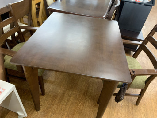 こたつ式ダイニング3点セット　【店頭取引限定】【中古品】早い者勝ち！