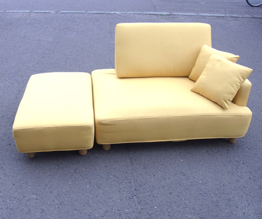 南12条店 コンパクト カウチソファ ローソファ クッション2個付き