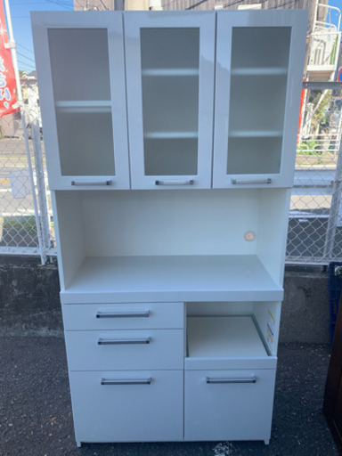 ☆白家具 キッチンボード 目立つ傷なし おススメ☆