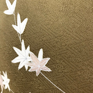 訪問着 紅葉文様 着物の画像