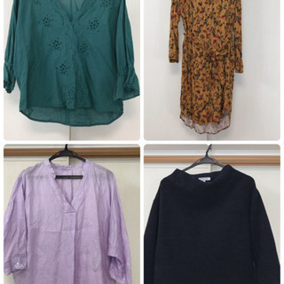 大きいサイズの服 女性 冬物 夏物 GU など