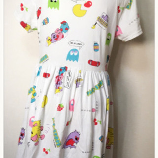 【PUNYUS】ワンピースカラフルパックマンオーバーサイズ伸縮性渡辺直美 原宿系の画像