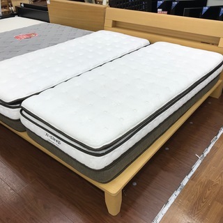 ニトリ　クイーンベッド　マットレス付き