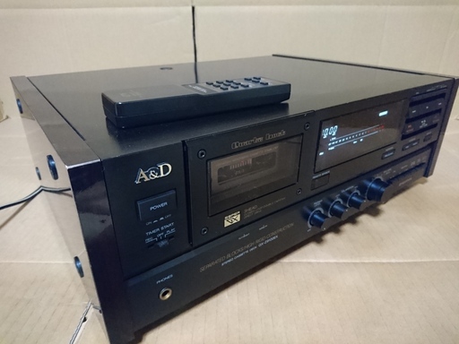 【リモコン付き動作品！】A&D GX-Z9100EX カセットデッキ 中古・調整メンテナンス済み