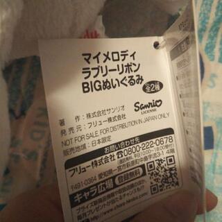 マイメロディ ぬいぐるみとプラグマスコットの画像
