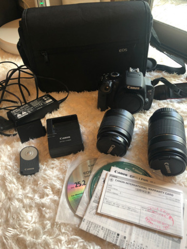 Canon EOS kiss X6i ダブルレンズ おまけ付き キャノン一眼レフ