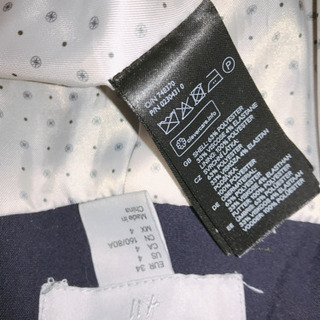 お値下げ H&Mジャケット ネイビーの画像