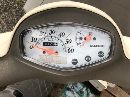 レッツ4バスケット来年1月まで自賠責付き 低走行3900km