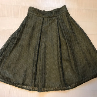 秋色きれいめフレアスカート／９号
