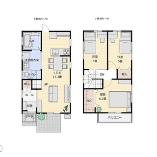 戸建【新築】ペット可 敷礼ゼロ3LDK P4台 広～い庭付で堂々登場！(愛媛県今治市喜田村）産業道路・ドンキにも近く便利!事務所・店舗可 − 愛媛県