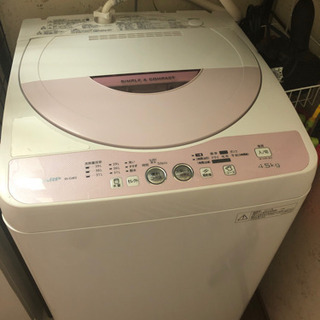 ただ今取り引き中！洗濯機 SHARP 4.5kg