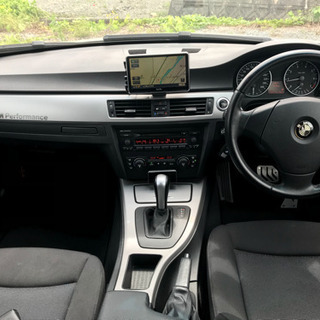 BMW 320i 19年式 車検2年4月 12万㌔ 車高調 ナビ TV アルミの画像