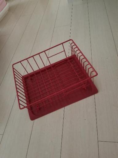 francfranc 食器赤色トレイ