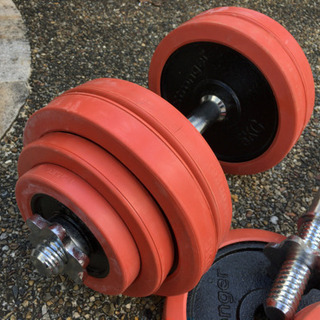 ◆ダンベル Stronger ストロンガー 30kg×2個 総重量60kgの画像