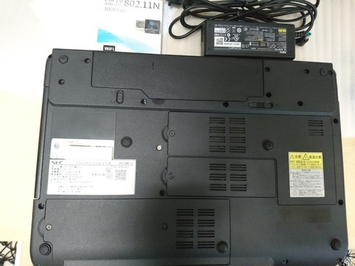 M様購入　☆corei5＆SSDで快適☆　NEC　 VersaPro　Windows10　15インチ・シルバー・USB3.0