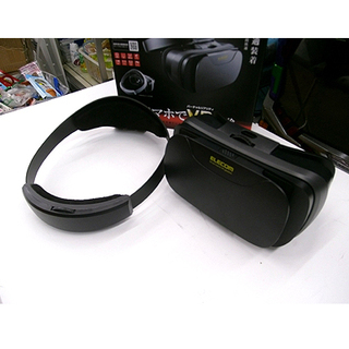 札幌【エレコム スマホでVR体験】VRグラス P-VRGSB01BK 組立て済み バーチャルリアリティ ELECOM iPhone Android スマートフォン 本郷通店の画像