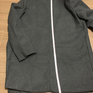 グレー Pコートの画像