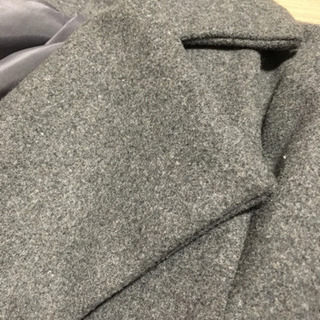 グレー Pコートの画像