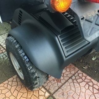 【マットブラックツートン】実働 ジャイロX ミニカー登録 水色ナンバー 即決は自賠責一年以上サービス！の画像