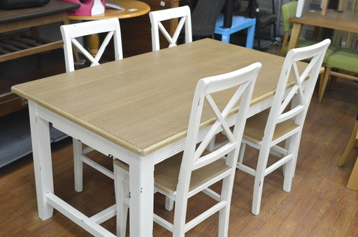 東谷のダイニング5点セットが入荷致しました！