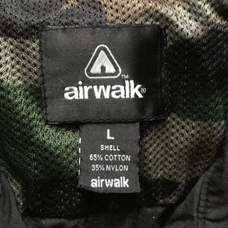 メンズ　airwalk　シェルジャケット　ブラック　Lサイズの画像