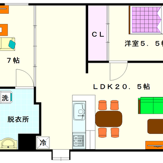 【ＺＥＮⅡ】1号タイプ！2ＬＤＫタイプ！イケてるやつが住む物件！