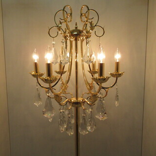 スタンドシャンデリア スタンド シャンデリア フロアスタンドランプ